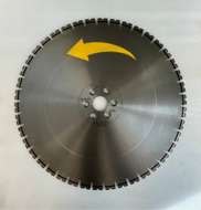 Wall saw blades